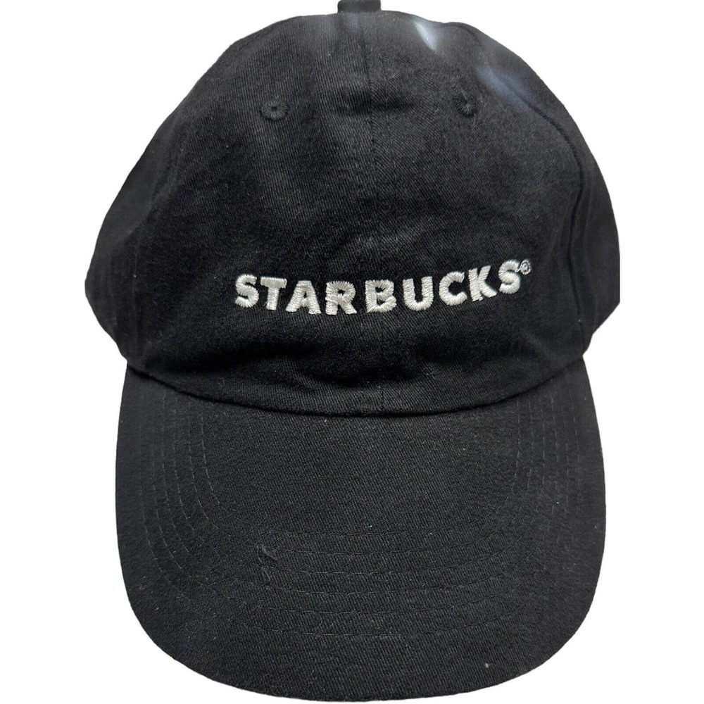 Starbucks‎ Hat Black Adjustable Unisex Company Employee Uniform Coffee